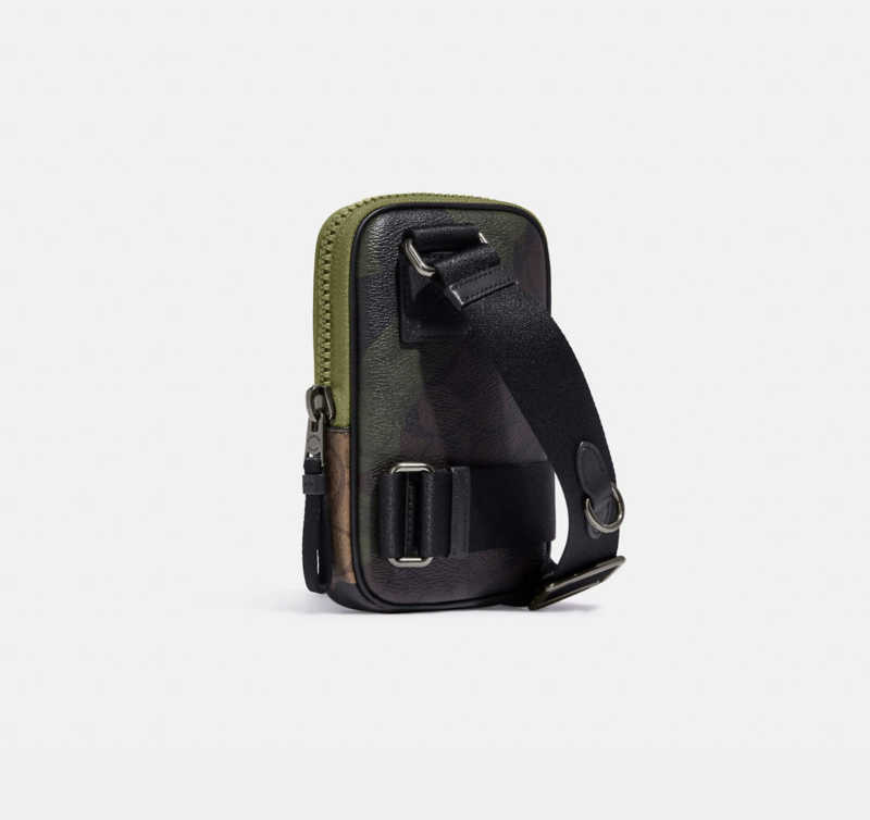 Multifunction Phone Pack In Signature Canvas With Camo Print