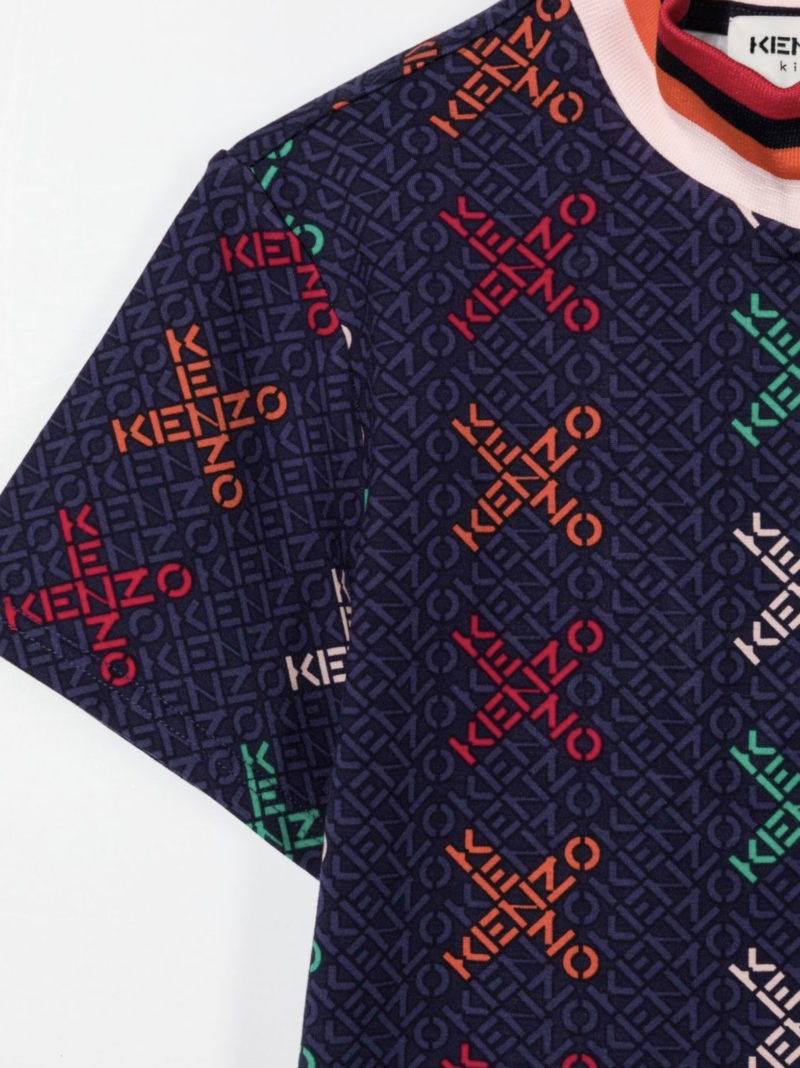 Kenzo Kids logo-print T-Shirt dress