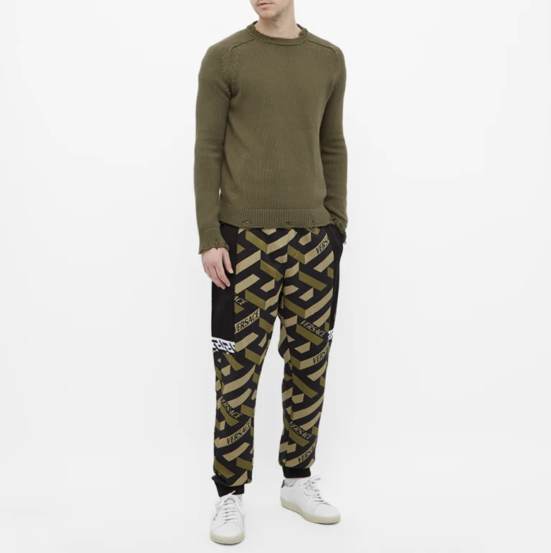 Versace Geometric Logo Track Pant