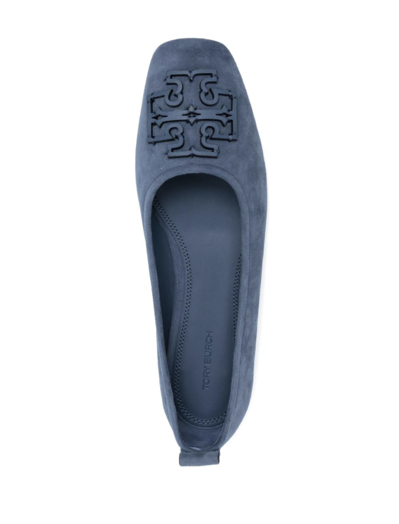 Tory Burch Ines logo-plaque 20mm ballerina shoes