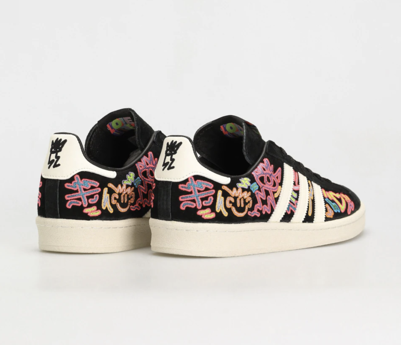 Adidas Originals Campus Leather-trimmed Embroidered Suede Sneakers