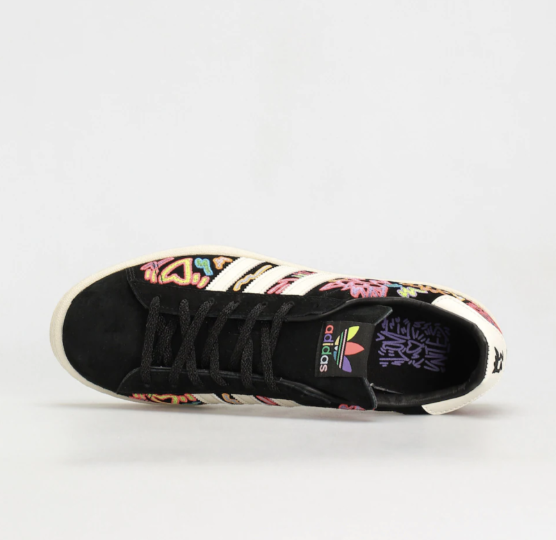 Adidas Originals Campus Leather-trimmed Embroidered Suede Sneakers