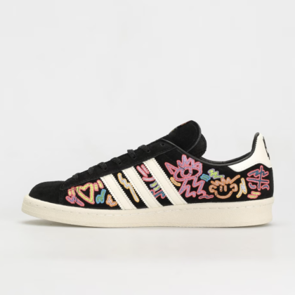 Adidas Originals Campus Leather-trimmed Embroidered Suede Sneakers